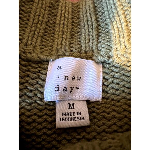 A New Day Olive Green Sweater - Picture 6 of 7